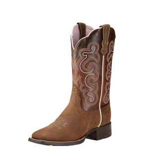 Ariat quickdraw western boot